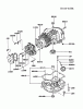 Kawasaki Motoren FA210V - AS02 bis FH641V - DS24 FC290V-AS13 - Kawasaki FC290V 4-Stroke Engine Spareparts CYLINDER/CRANKCASE