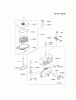 Kawasaki Motoren FA210V - AS02 bis FH641V - DS24 FC290V-AS17 - Kawasaki FC290V 4-Stroke Engine Spareparts AIR-FILTER/MUFFLER