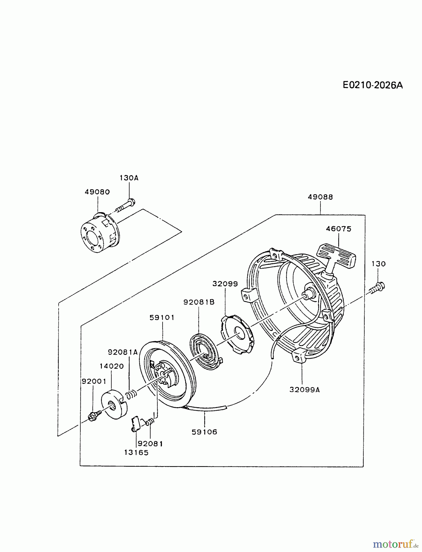  Kawasaki Motoren Motoren Vertikal FA210V - AS02 bis FH641V - DS24 FC290V-AS11 - Kawasaki FC290V 4-Stroke Engine STARTER #1