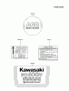 Kawasaki Motoren FA210V - AS02 bis FH641V - DS24 FC400V-BS01 - Kawasaki FC400V 4-Stroke Engine Spareparts LABEL