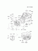 Kawasaki Motoren FA210V - AS02 bis FH641V - DS24 FC401V-AS02 - Kawasaki FC401V 4-Stroke Engine Spareparts CYLINDER/CRANKCASE