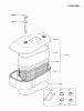 Kawasaki Motoren FA210V - AS02 bis FH641V - DS24 FC420V-AS04 - Kawasaki FC420V 4-Stroke Engine Spareparts AIR-FILTER/MUFFLER