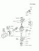 Kawasaki Motoren FA210V - AS02 bis FH641V - DS24 FC420V-AS04 - Kawasaki FC420V 4-Stroke Engine Spareparts PISTON/CRANKSHAFT