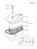 Kawasaki Motoren FA210V - AS02 bis FH641V - DS24 FC420V-BS08 - Kawasaki FC420V 4-Stroke Engine Spareparts AIR-FILTER/MUFFLER