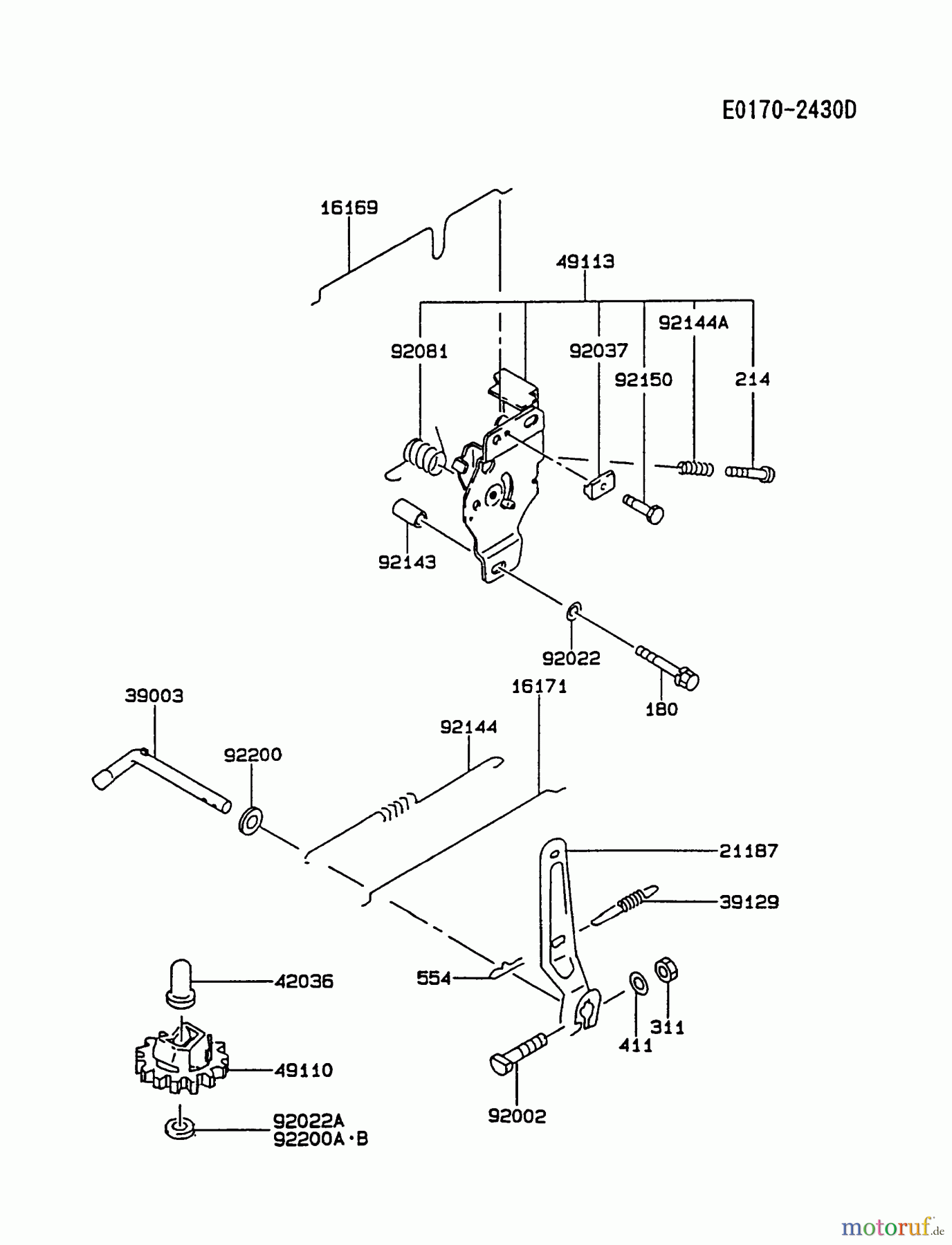  Kawasaki Motoren Motoren Vertikal FA210V - AS02 bis FH641V - DS24 FC420V-BS13 - Kawasaki FC420V 4-Stroke Engine CONTROL-EQUIPMENT