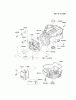 Kawasaki Motoren FA210V - AS02 bis FH641V - DS24 FC420V-BS22 - Kawasaki FC420V 4-Stroke Engine Spareparts CYLINDER/CRANKCASE