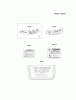 Kawasaki Motoren FA210V - AS02 bis FH641V - DS24 FC420V-AS22 - Kawasaki FC420V 4-Stroke Engine Spareparts LABEL