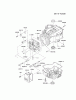 Kawasaki Motoren FA210V - AS02 bis FH641V - DS24 FC420V-BS26 - Kawasaki FC420V 4-Stroke Engine Spareparts CYLINDER/CRANKCASE