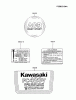 Kawasaki Motoren FA210V - AS02 bis FH641V - DS24 FC420V-BS14 - Kawasaki FC420V 4-Stroke Engine Spareparts LABEL