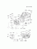 Kawasaki Motoren FA210V - AS02 bis FH641V - DS24 FC420V-ES18 - Kawasaki FC420V 4-Stroke Engine Spareparts CYLINDER/CRANKCASE