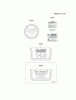 Kawasaki Motoren FA210V - AS02 bis FH641V - DS24 FC420V-HS09 - Kawasaki FC420V 4-Stroke Engine Spareparts LABEL