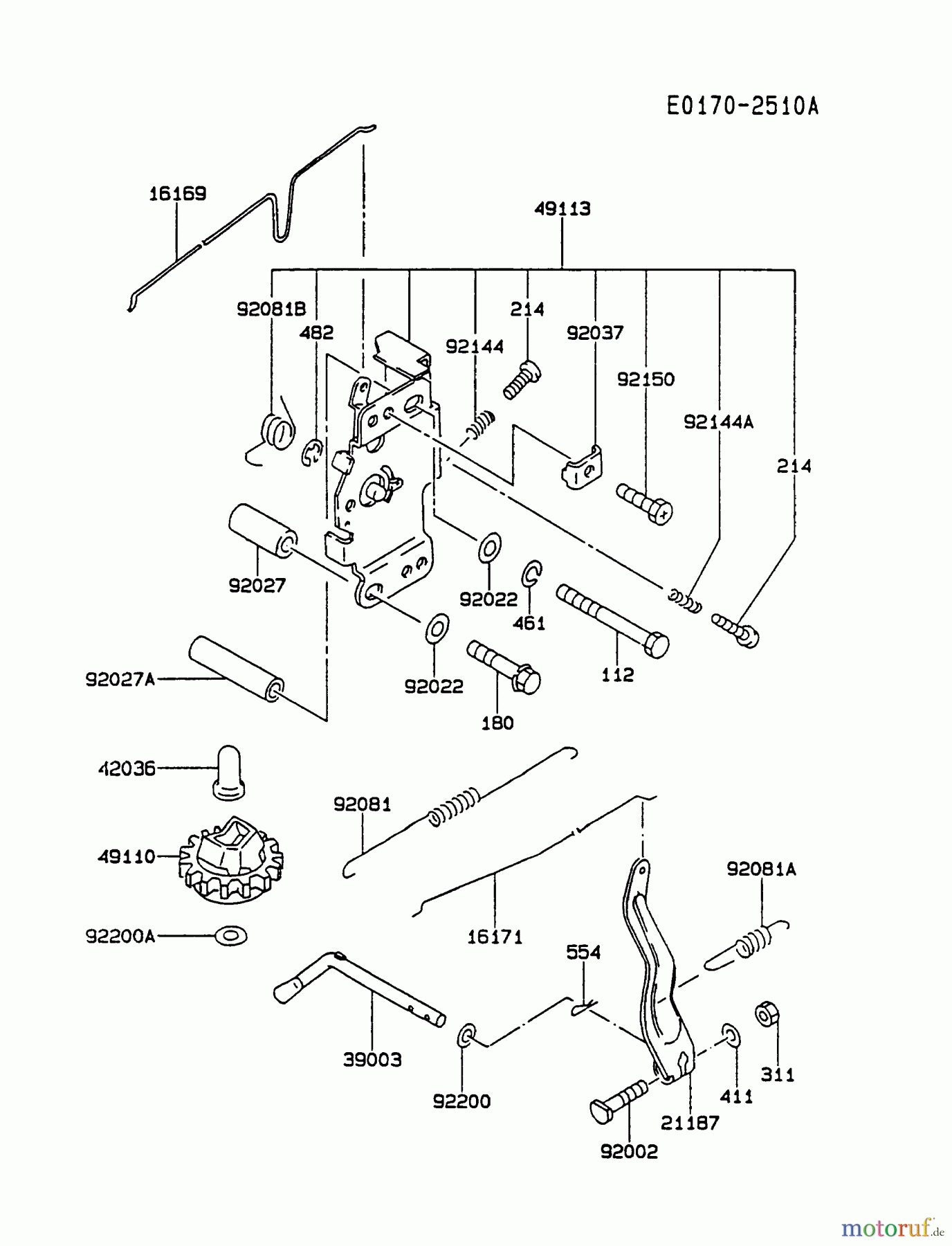  Kawasaki Motoren Motoren Vertikal FA210V - AS02 bis FH641V - DS24 FC540V-BS04 - Kawasaki FC540V 4-Stroke Engine CONTROL-EQUIPMENT