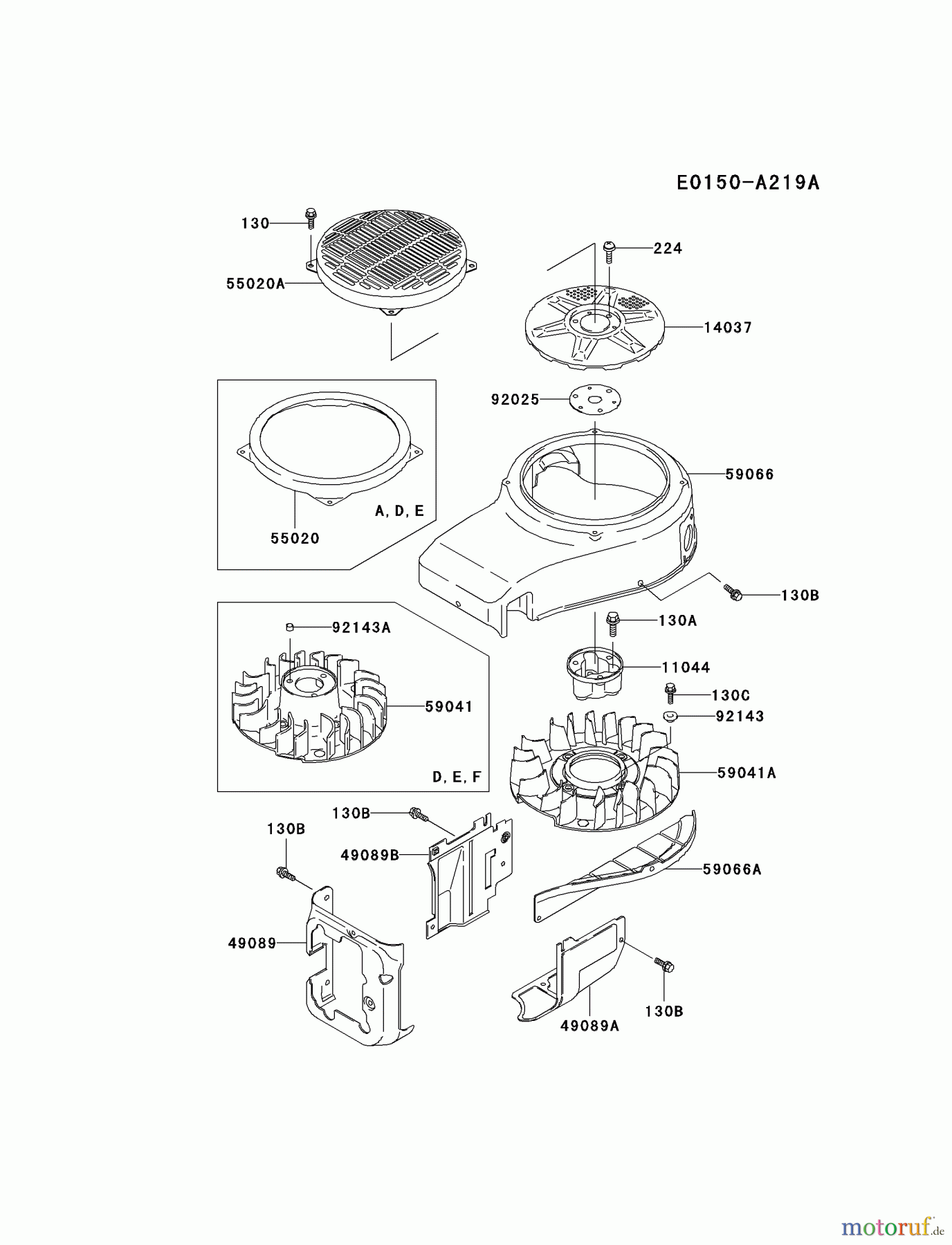  Kawasaki Motoren Motoren Vertikal FA210V - AS02 bis FH641V - DS24 FC540V-FS16 - Kawasaki FC540V 4-Stroke Engine COOLING-EQUIPMENT