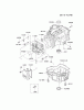 Kawasaki Motoren FA210V - AS02 bis FH641V - DS24 FC540V-KS03 - Kawasaki FC540V 4-Stroke Engine Spareparts CYLINDER/CRANKCASE