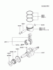 Kawasaki Geräte GER00A-AS00 (GE4000AS) - Kawasaki Generator Spareparts PISTON/CRANKSHAFT