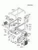 Kawasaki Geräte GER50A-AS00 (GE4500AS) - Kawasaki Generator Spareparts FRAME