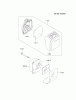 Kawasaki Geräte KBL27A-A1 (KBL27A) - Kawasaki Brush Cutter Spareparts AIR-FILTER/MUFFLER