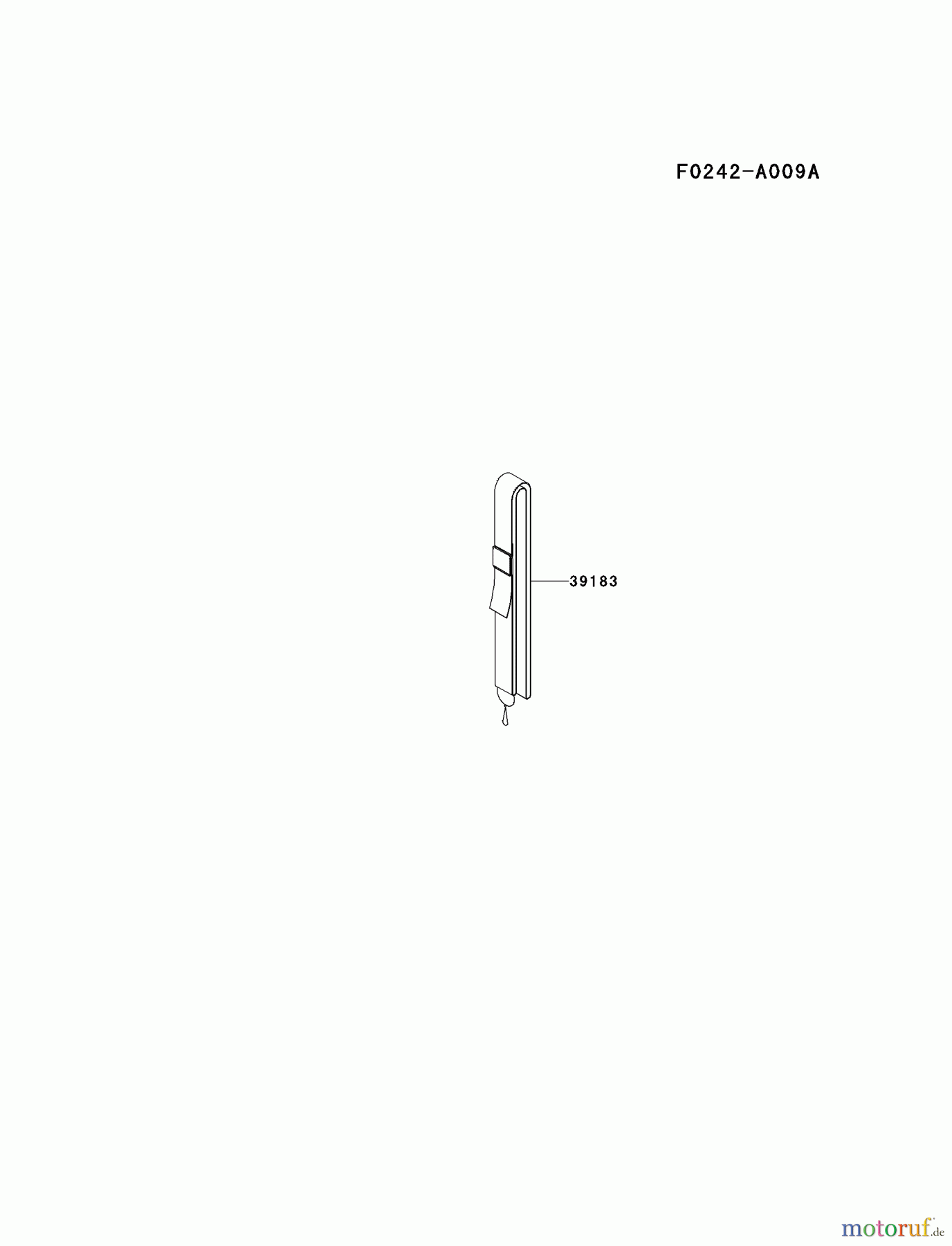  Kawasaki Geräte Trimmer, Faden / Bürste KGT35A-A1 (KGT35A) - Kawasaki Grass Trimmer HANGER