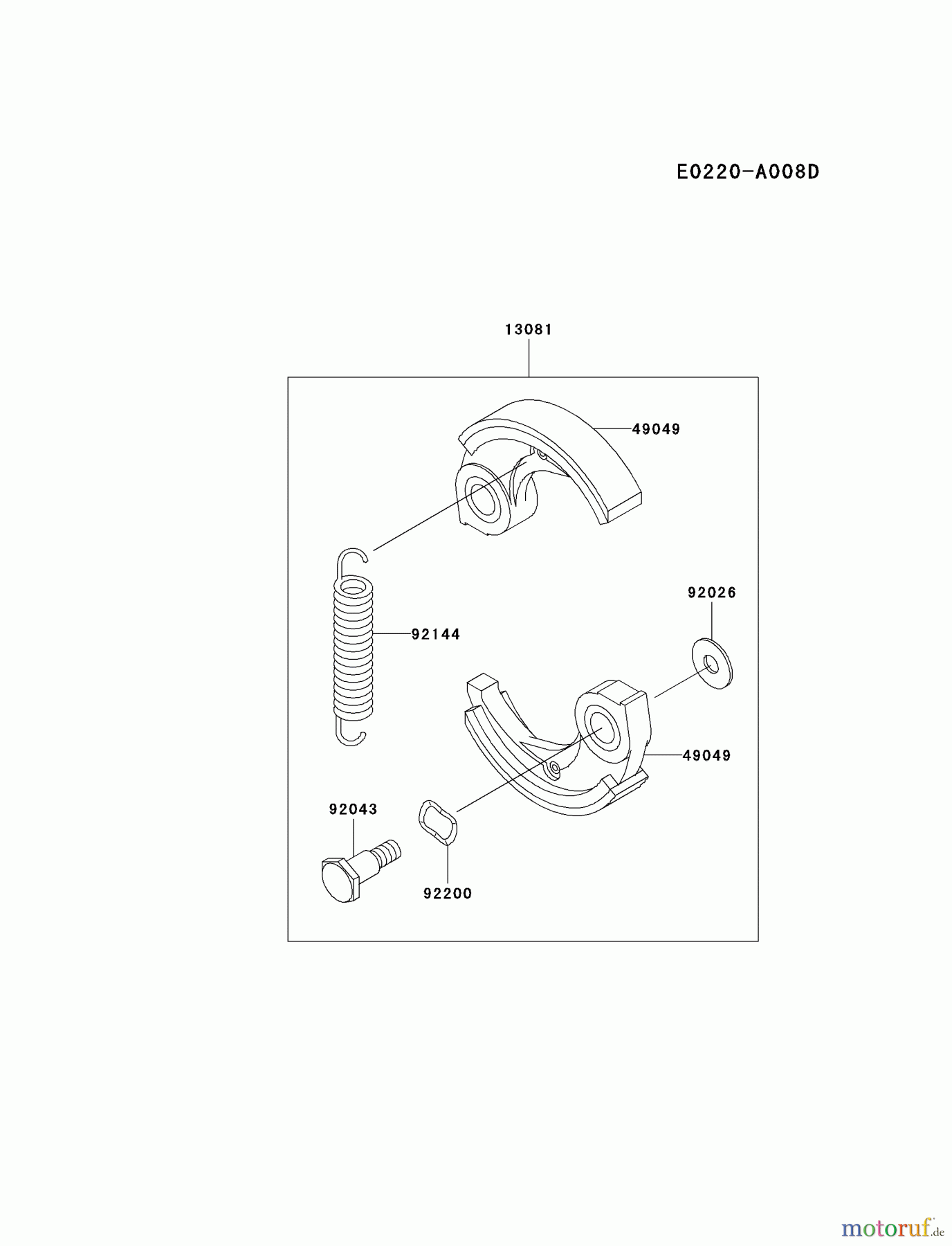  Kawasaki Geräte Trimmer, Faden / Bürste KGT35A-A2 (KGT35A) - Kawasaki Grass Trimmer P.T.O-EQUIPMENT