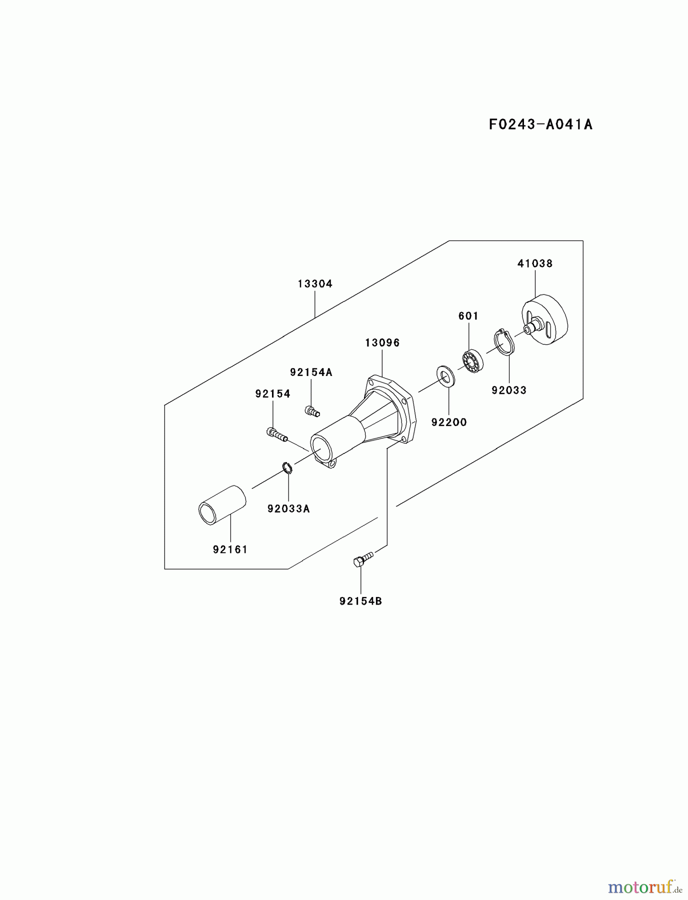  Kawasaki Geräte Trimmer, Faden / Bürste KTF27B-A1 (KTF27B) - Kawasaki Grass Trimmer HOUSING