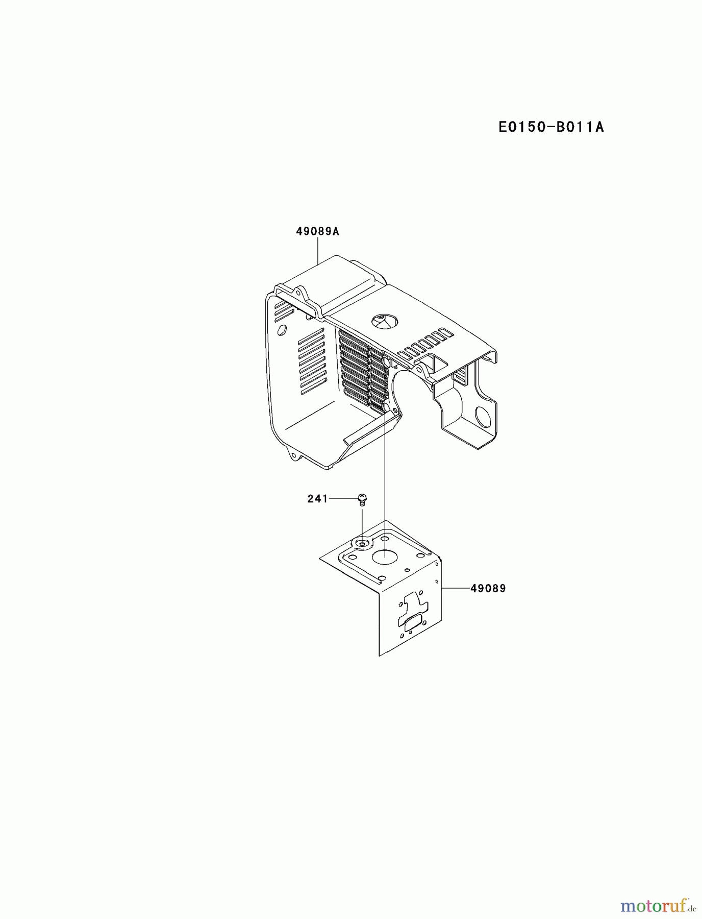  Kawasaki Geräte Bläser / Sauger / Häcksler / Zerkleinerer KRB750B-A7 (KRB750B) - Kawasaki Backpack Blower COOLING-EQUIPMENT