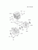 Kawasaki Geräte KRH300A-A1 (KRH300A) - Kawasaki Handheld Blower Spareparts CYLINDER/CRANKCASE
