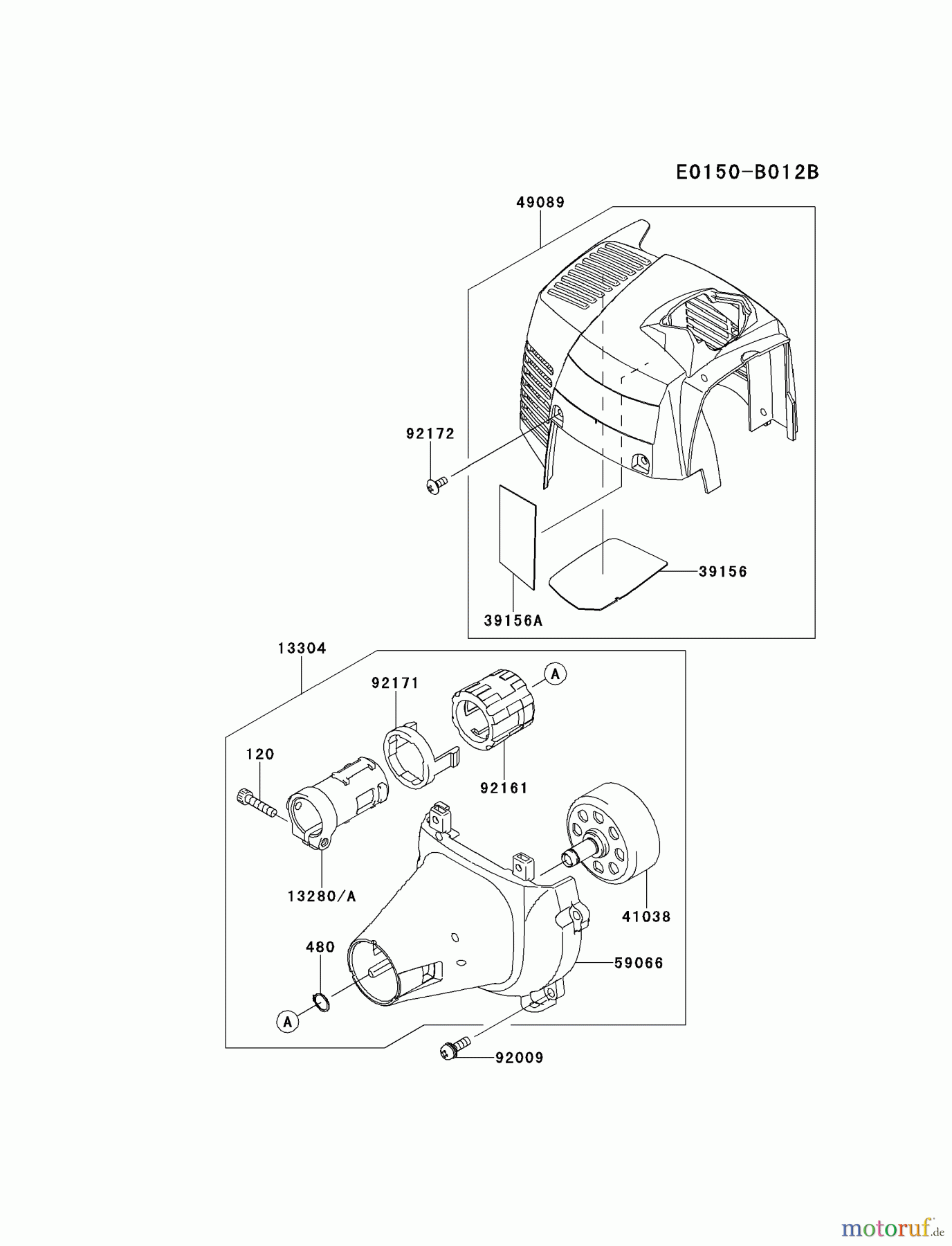  Kawasaki Geräte Trimmer, Faden / Bürste KBL27C-A1 (KBL27C) - Kawasaki Brush Cutter COOLING-EQUIPMENT