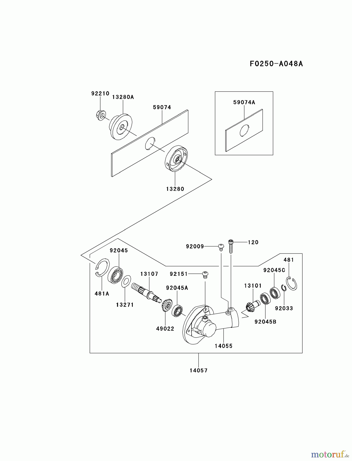  Kawasaki Geräte Kantenschneider KEL27B-A6 (KEL27B) - Kawasaki Edger CASE/CUTTER