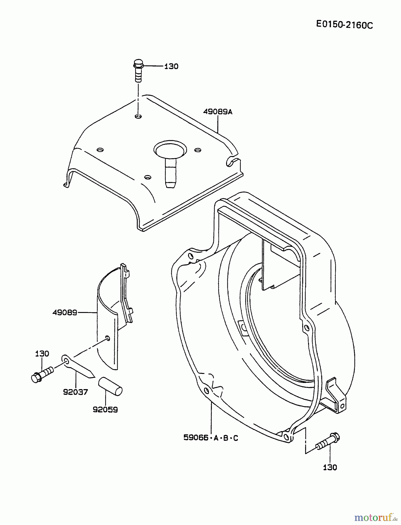  Kawasaki Geräte Stromerzeuger GAH20A-CS00 (GA3200A) - Kawasaki Generator COOLING-EQUIPMENT