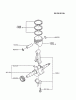 Kawasaki Geräte GAH20A-DS01 (GA3200A) - Kawasaki Generator Spareparts PISTON/CRANKSHAFT