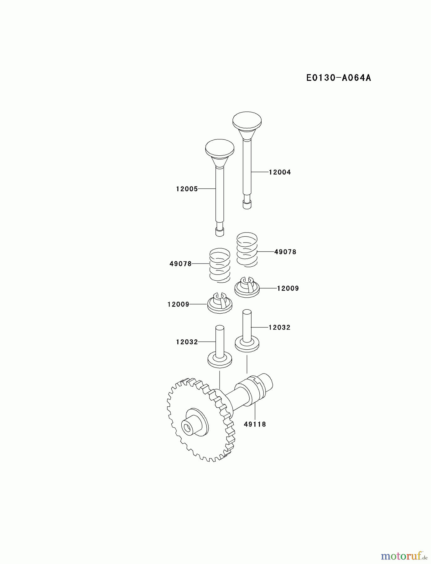  Kawasaki Geräte Stromerzeuger GAT40A-CS00 (GA1400A) - Kawasaki Generator VALVE/CAMSHAFT