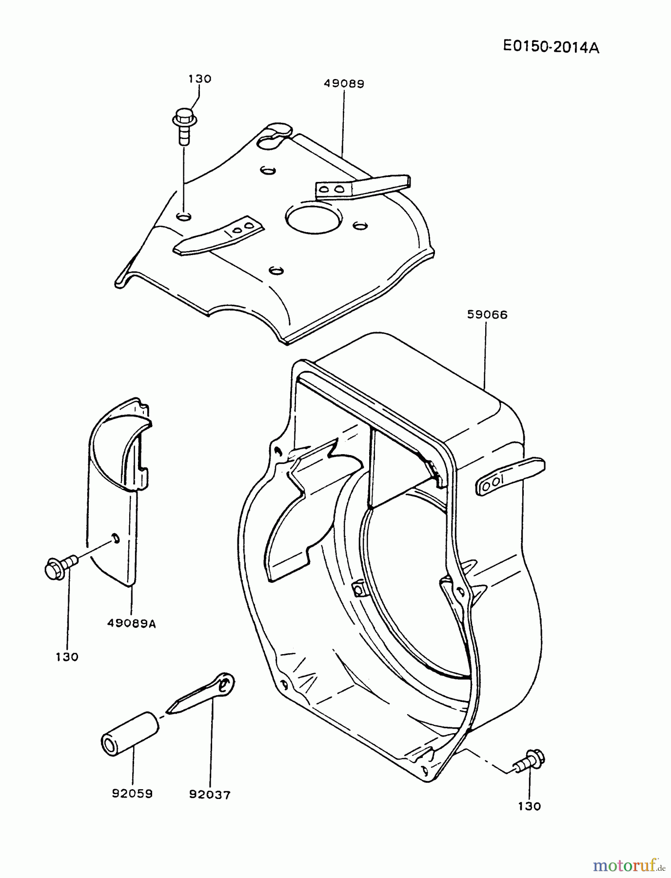  Kawasaki Geräte Stromerzeuger GAW30A-DS00 (GA2300A) - Kawasaki Generator COOLING-EQUIPMENT