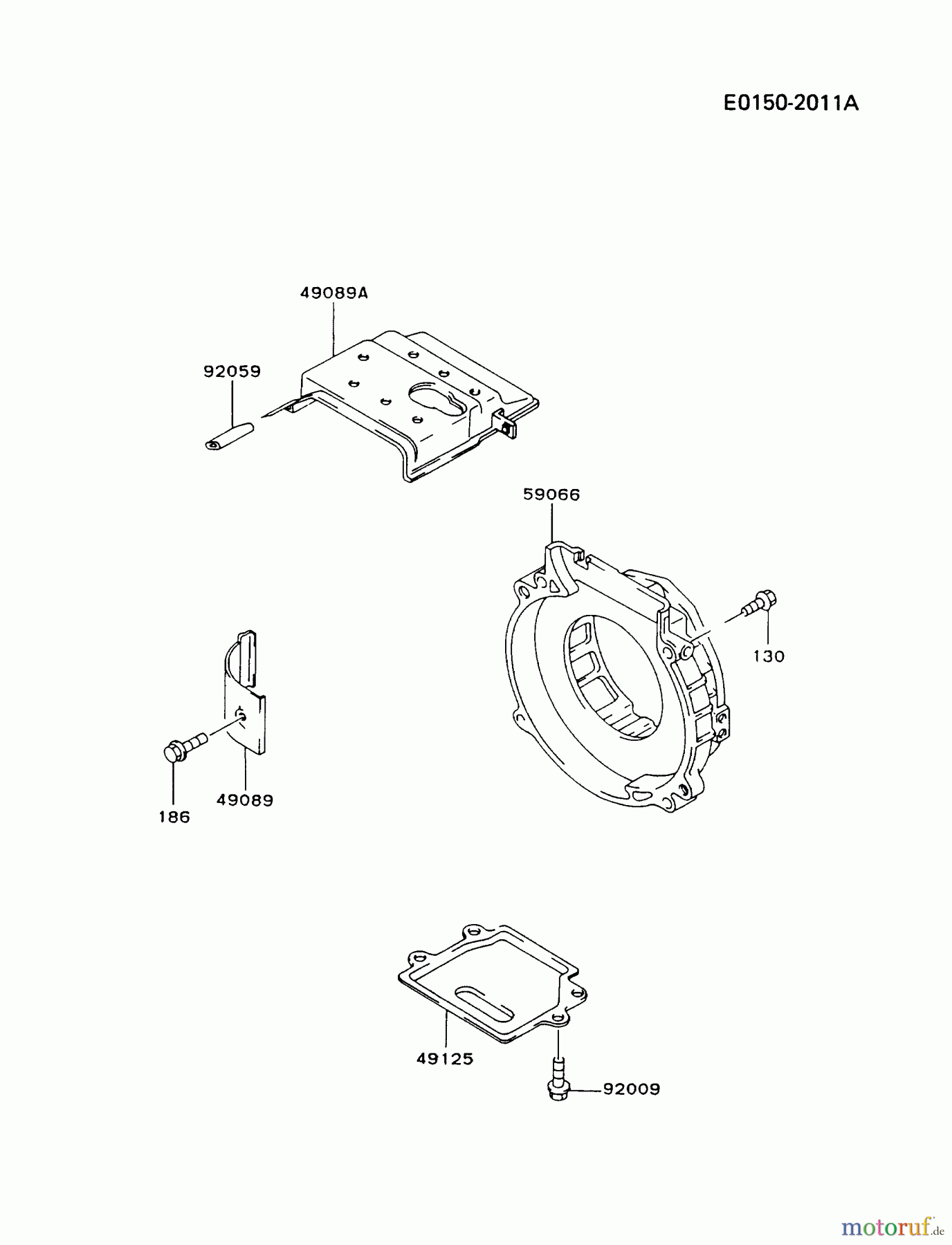  Kawasaki Geräte Stromerzeuger GA550A-BS00 (GA550A) - Kawasaki Generator COOLING-EQUIPMENT