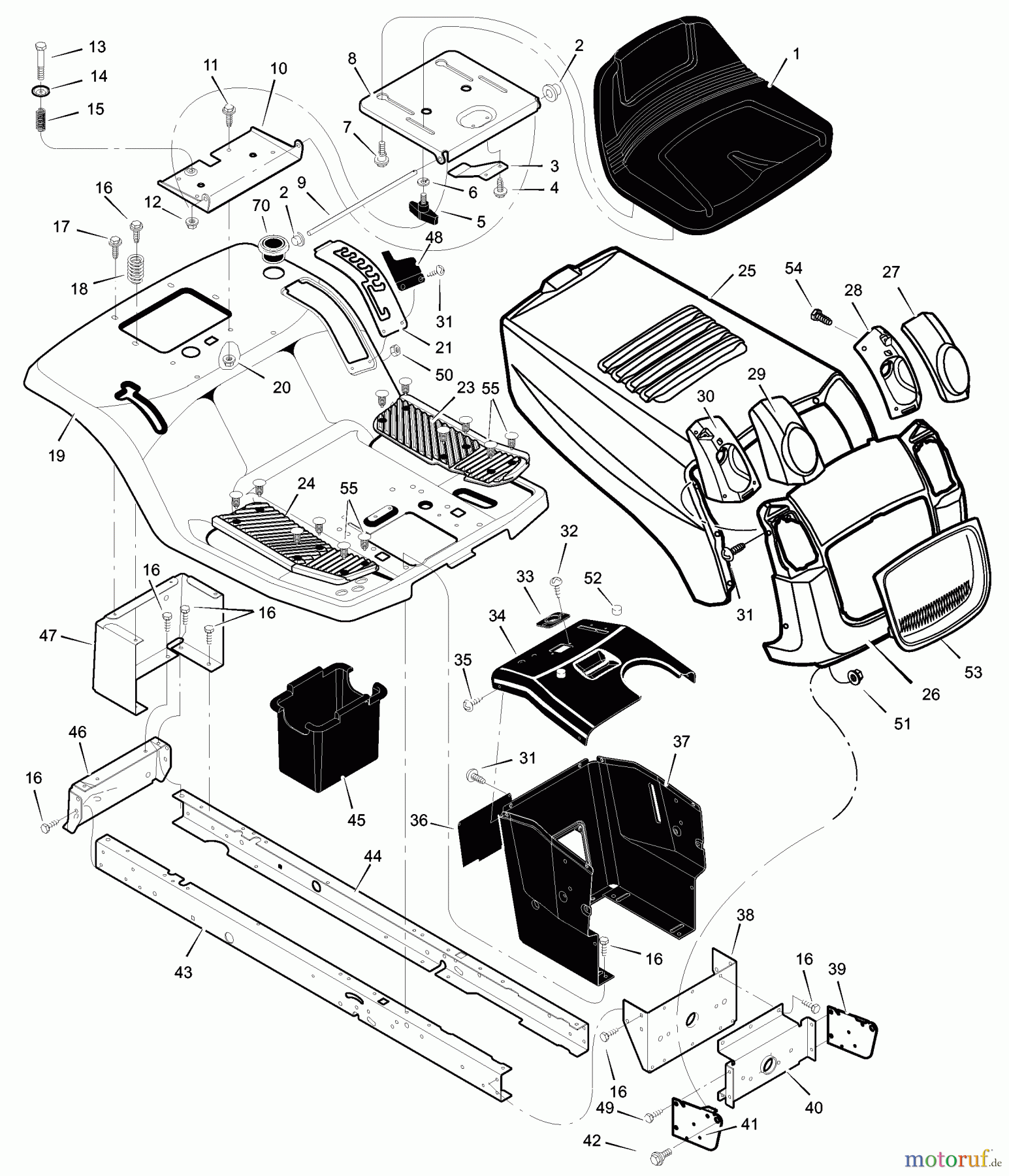  Murray Rasen- und Gartentraktoren 405000x31A - Scotts 40