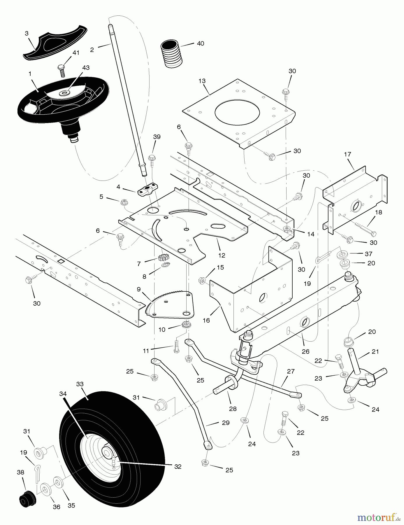  Murray Rasen- und Gartentraktoren 405000x8G - Scotts 40