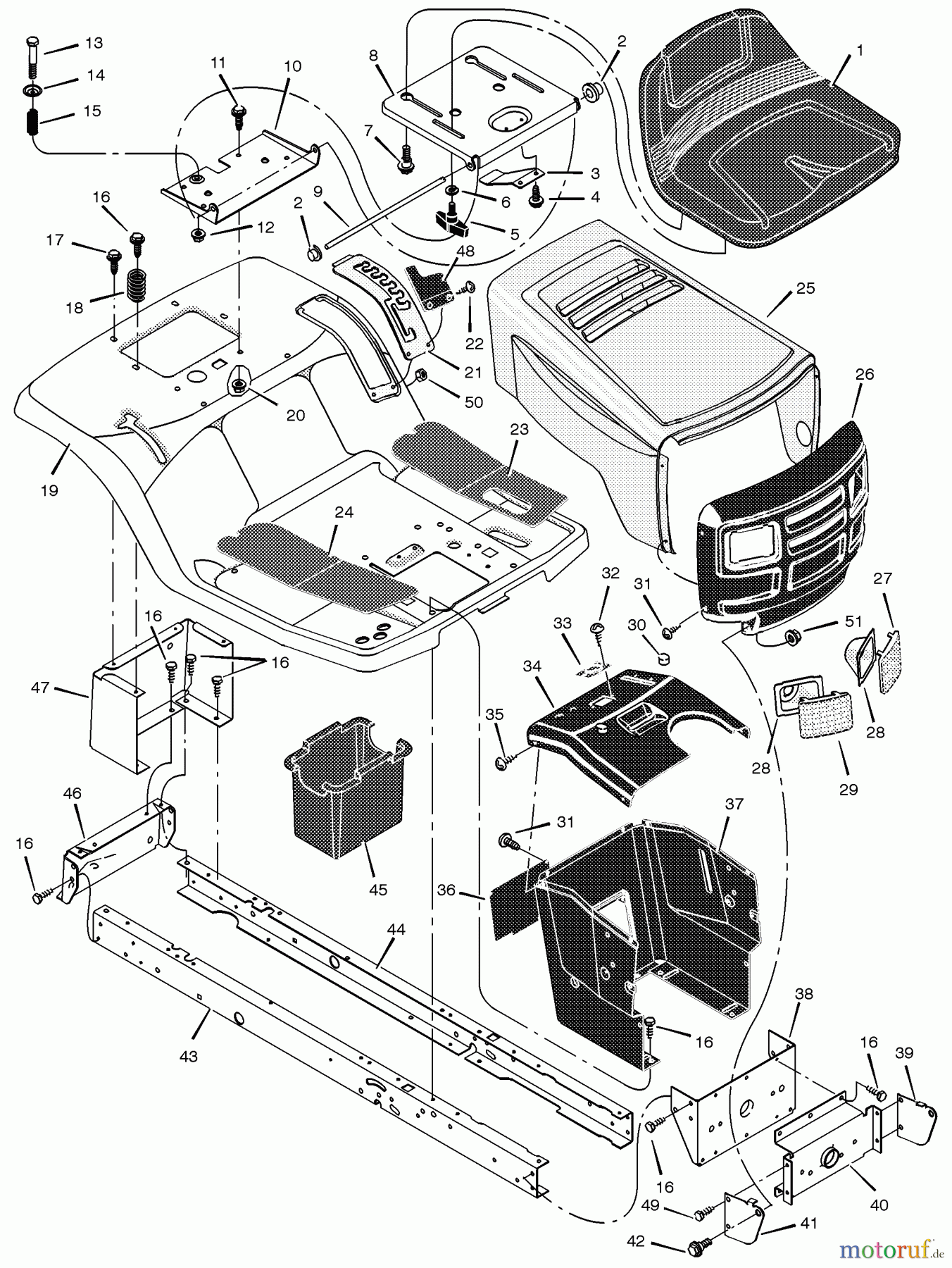  Murray Rasen- und Gartentraktoren 405015x92B - B&S/Murray 40