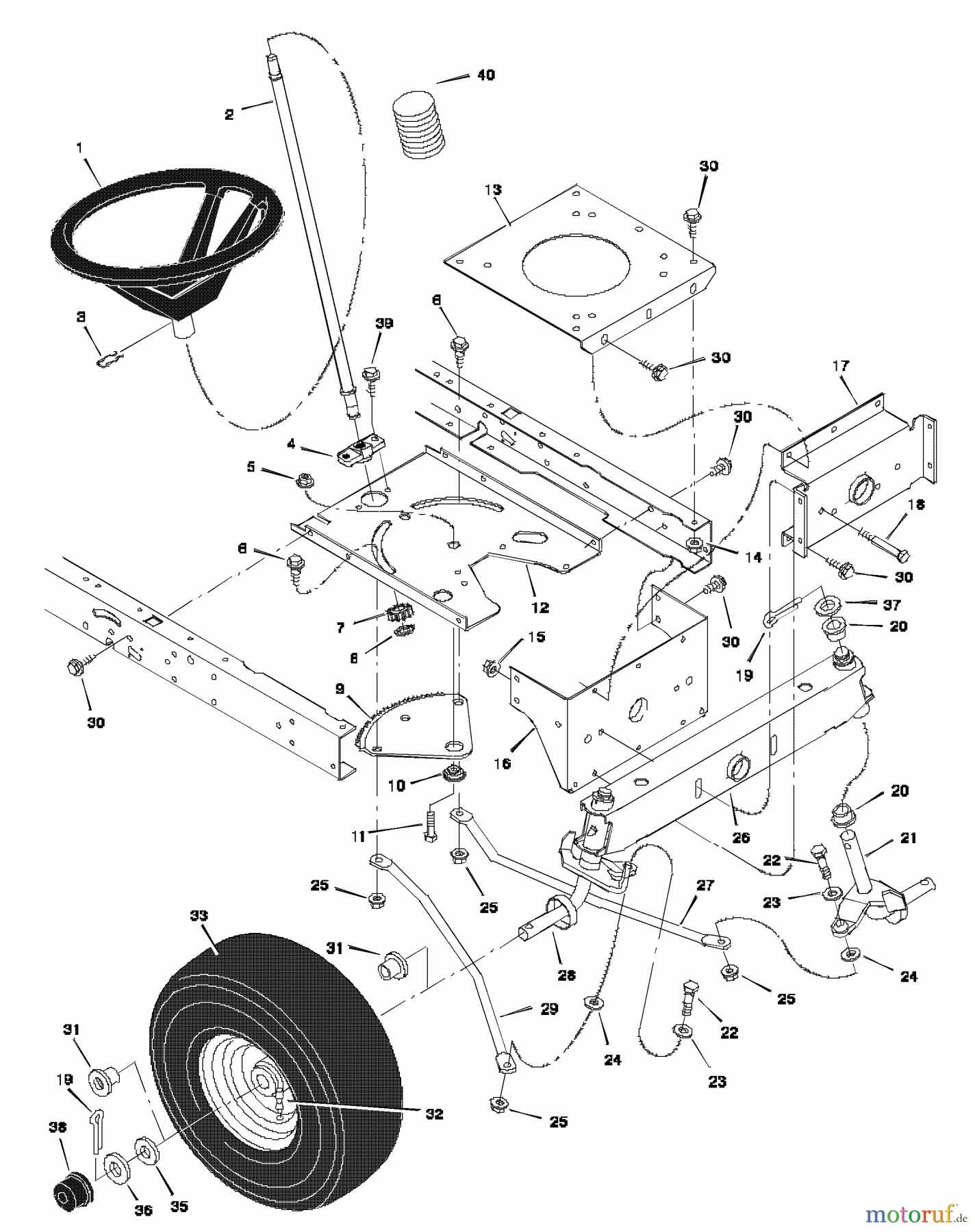  Murray Rasen- und Gartentraktoren 40501x30A - Murray 40