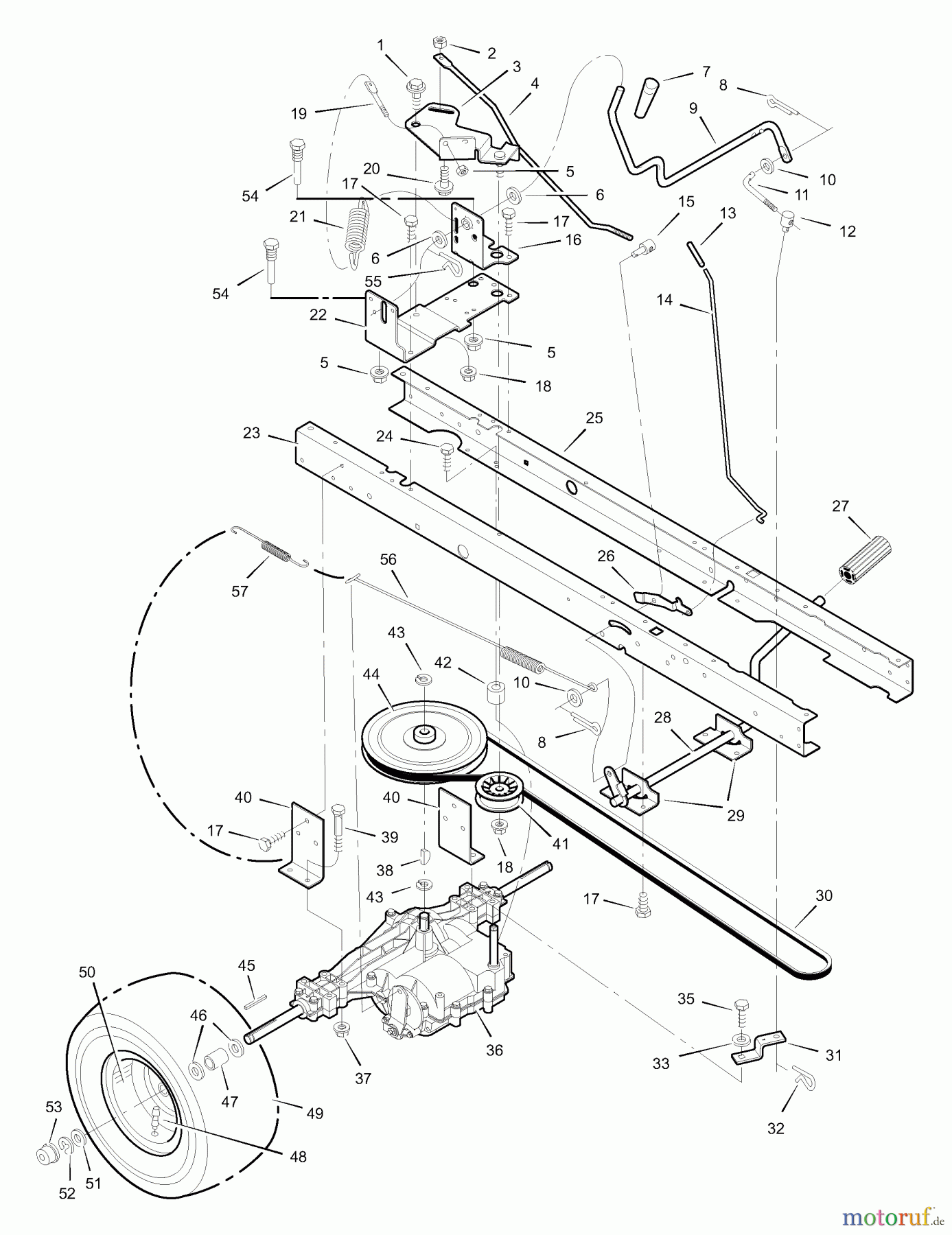  Murray Rasen- und Gartentraktoren 40504x92A - B&S/Murray 40