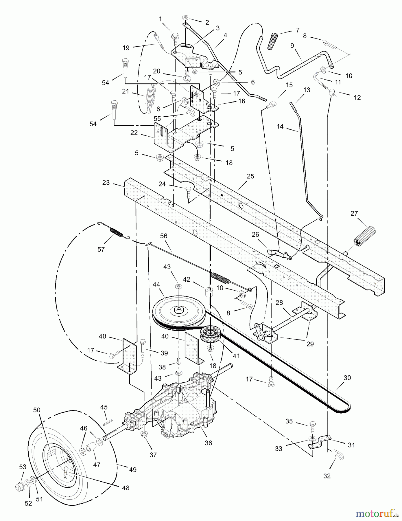  Murray Rasen- und Gartentraktoren 40507x8B - Scotts 40