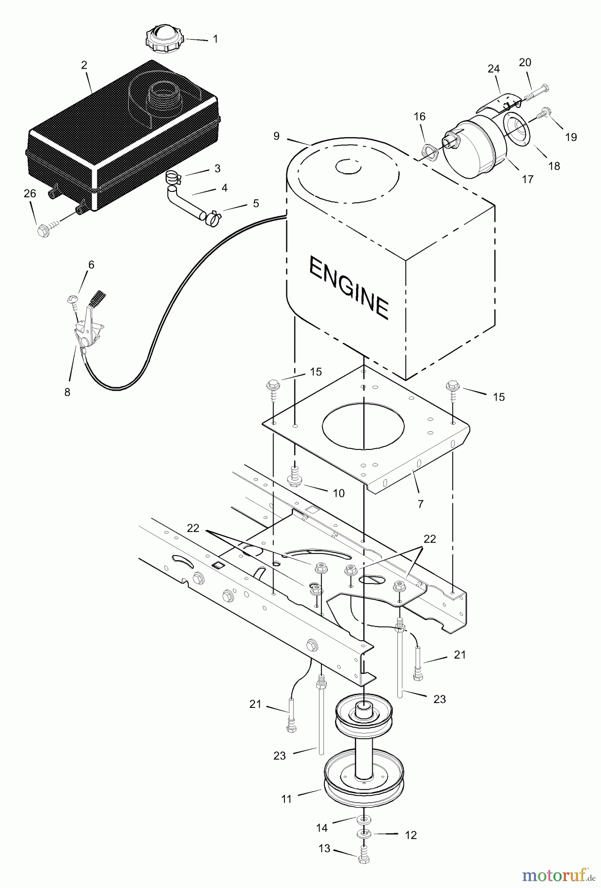  Murray Rasen- und Gartentraktoren 40508x92D - B&S/Murray 40