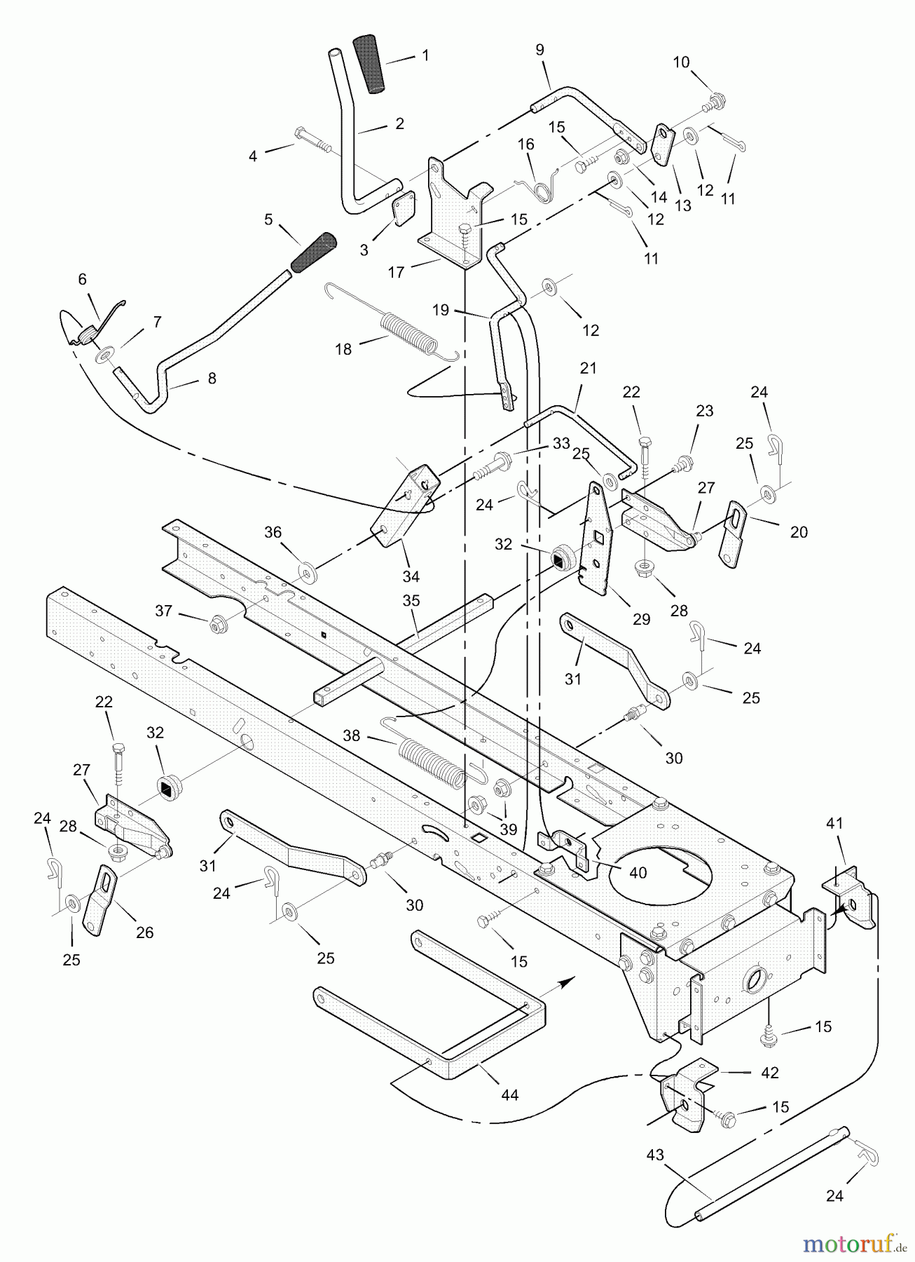  Murray Rasen- und Gartentraktoren 40536x4A - Murray 40