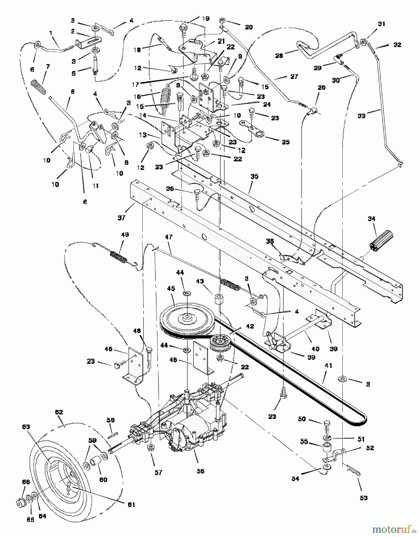  Murray Rasen- und Gartentraktoren 40538A - Murray 40