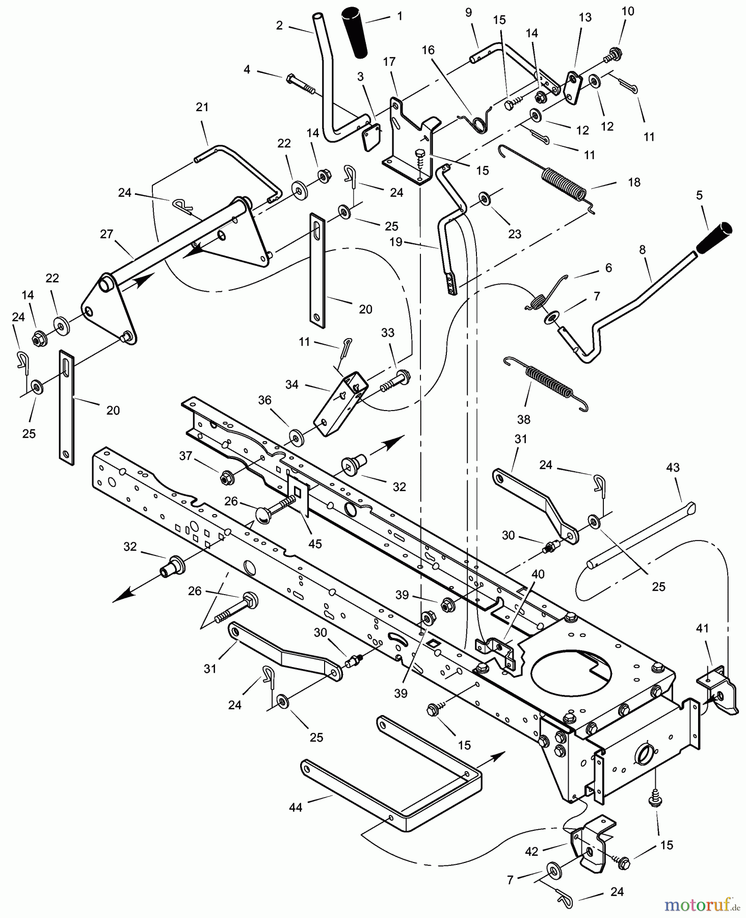  Murray Rasen- und Gartentraktoren 405601x30A - Murray 40