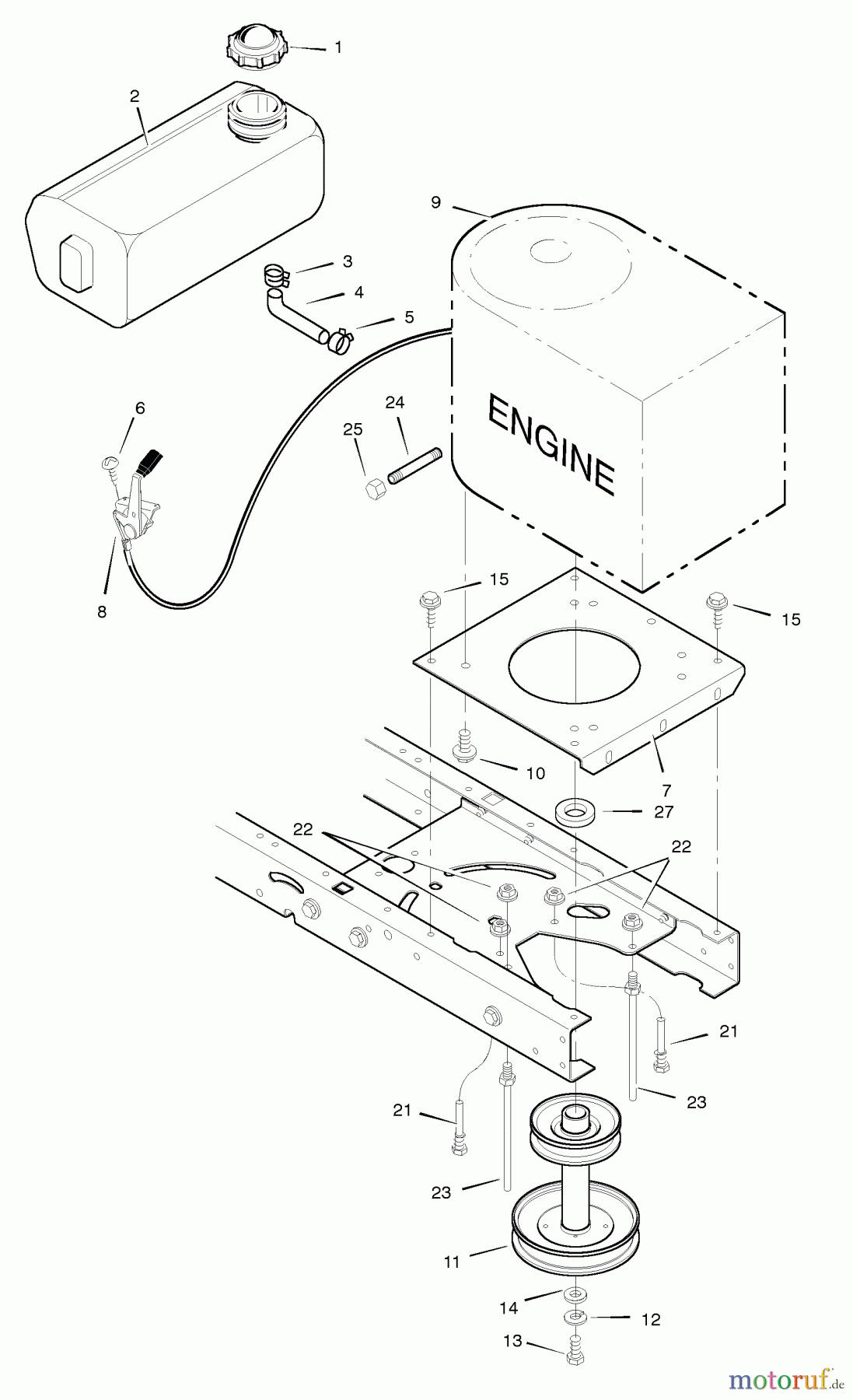  Murray Rasen- und Gartentraktoren 42504x71A - B&S/Murray 42