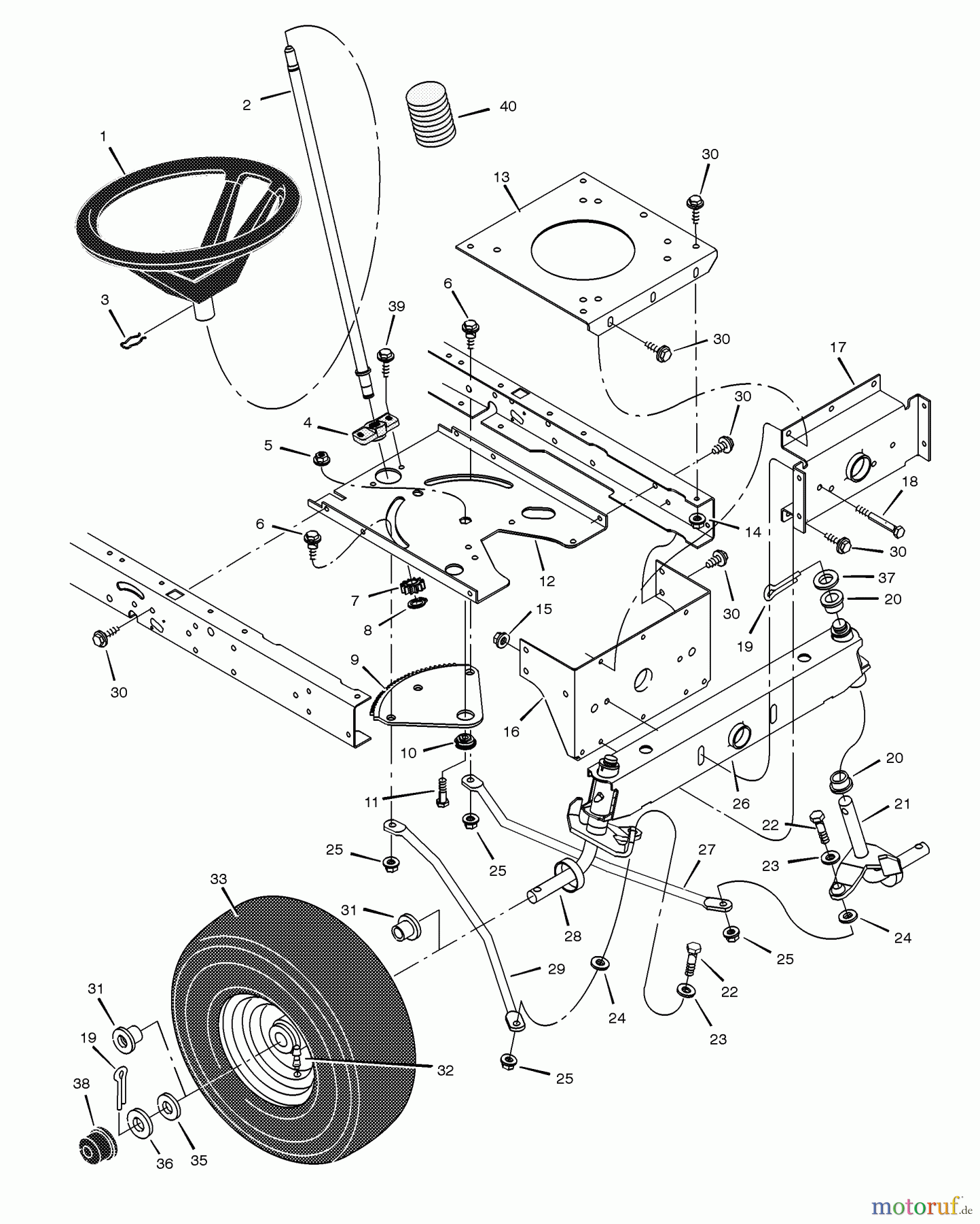  Murray Rasen- und Gartentraktoren 425303x92A - B&S/Murray 42