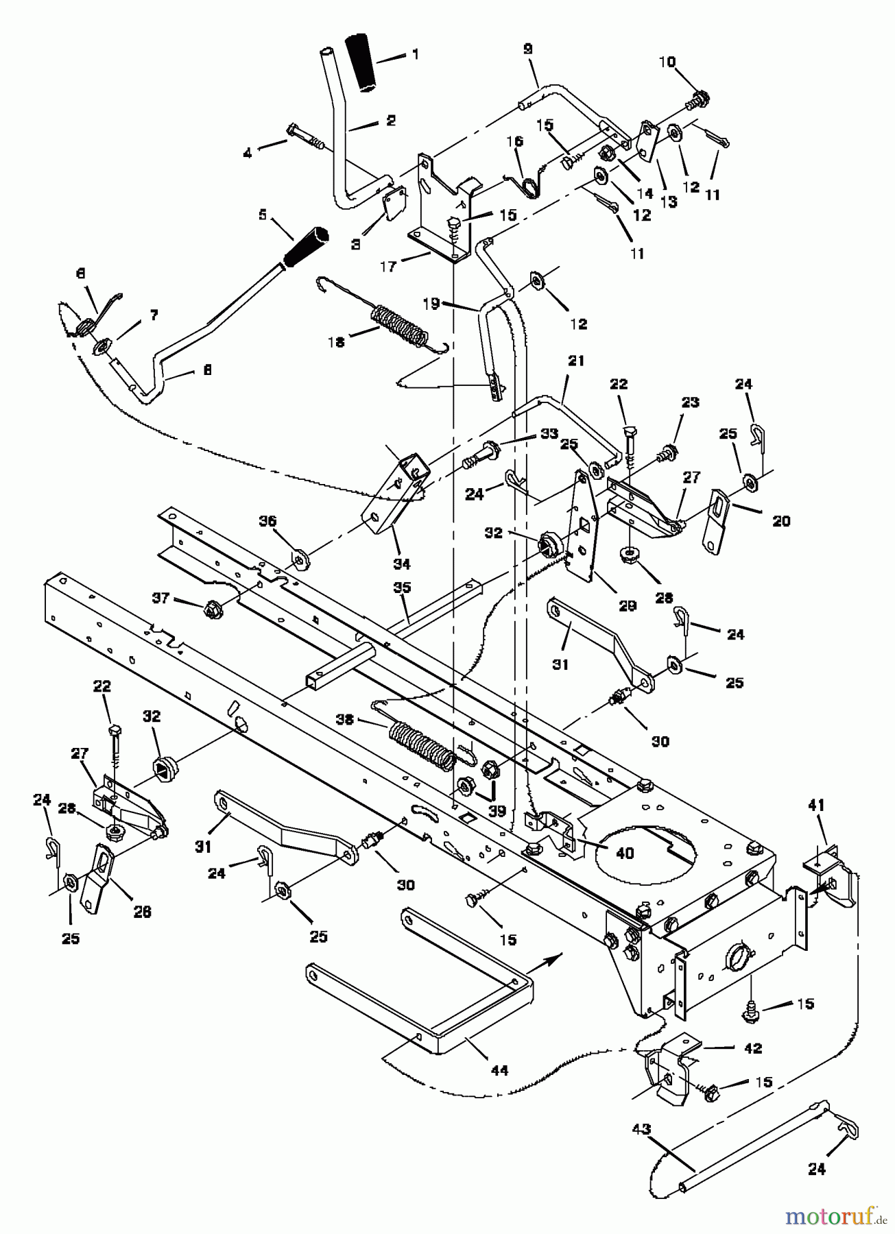  Murray Rasen- und Gartentraktoren 42538x30A - Murray 42