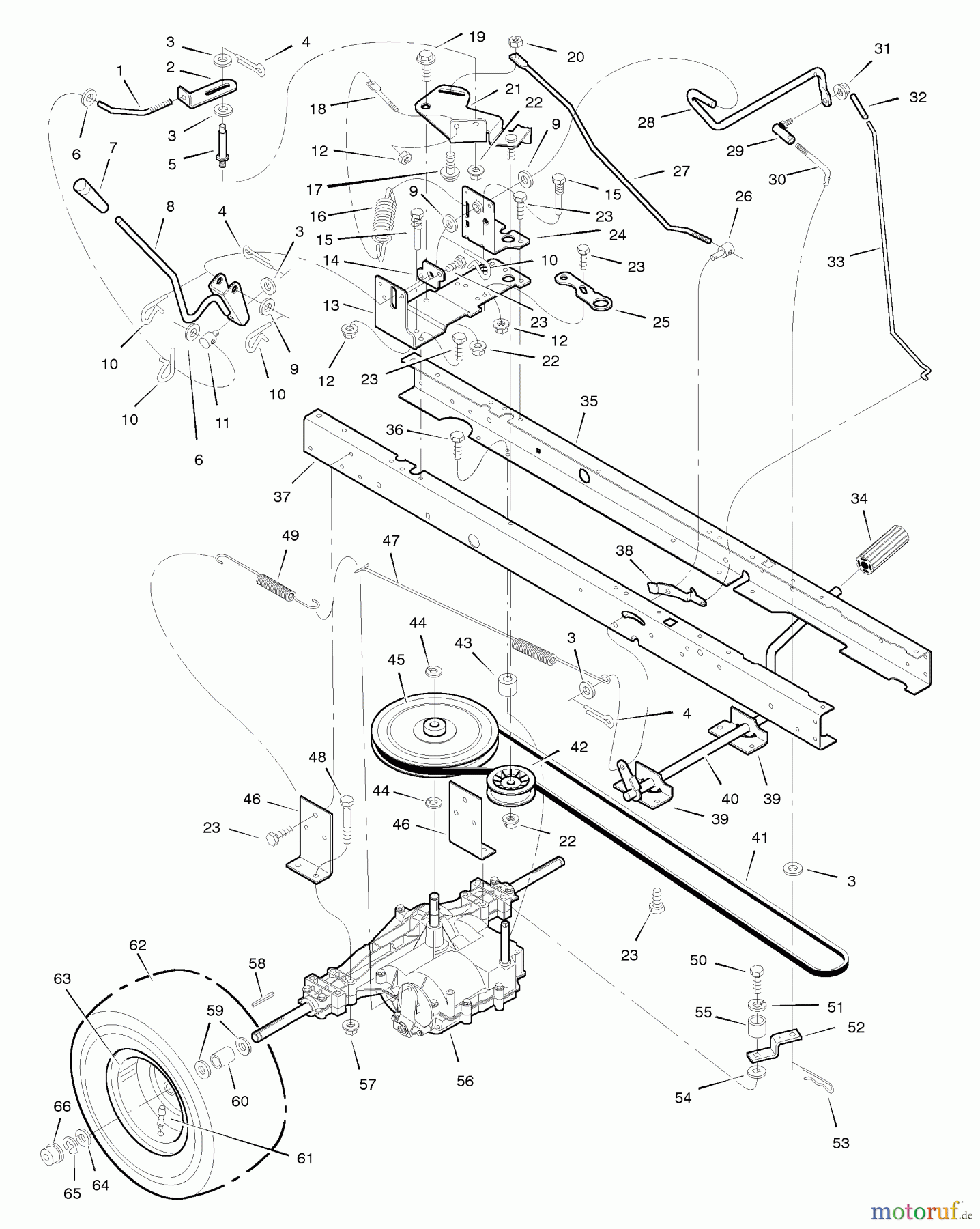  Murray Rasen- und Gartentraktoren 42544x8A - Scotts 42