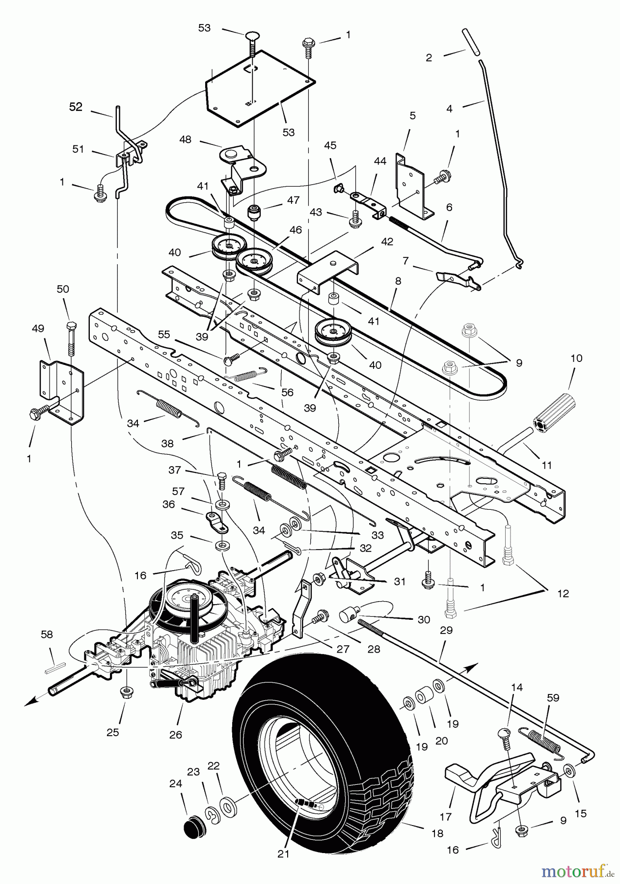  Murray Rasen- und Gartentraktoren 425604x99C - B&S/Murray 42