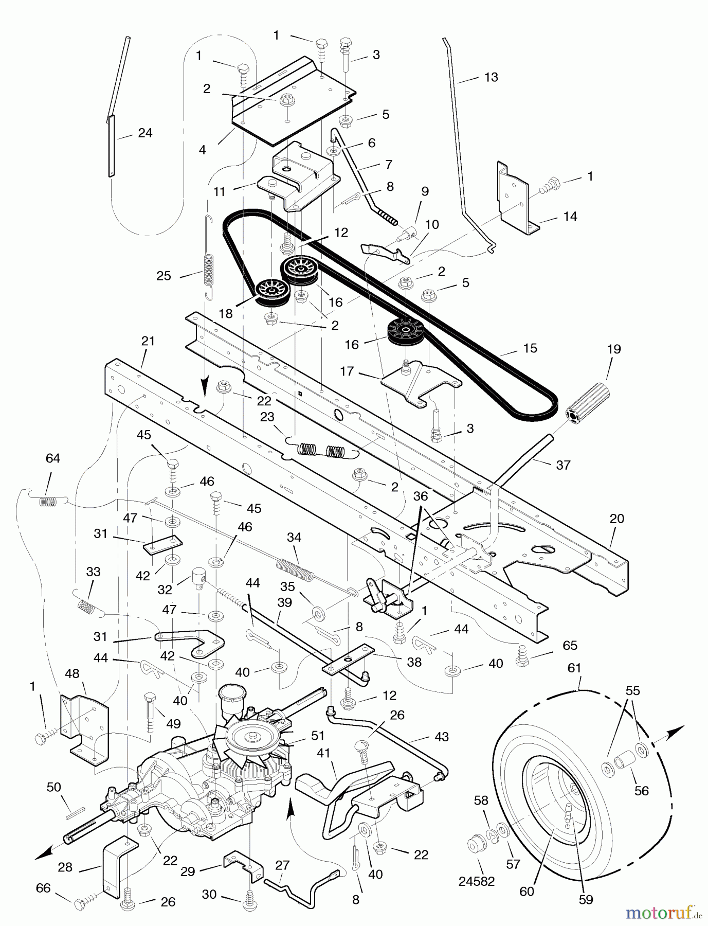  Murray Rasen- und Gartentraktoren 42560x30A - Murray 42