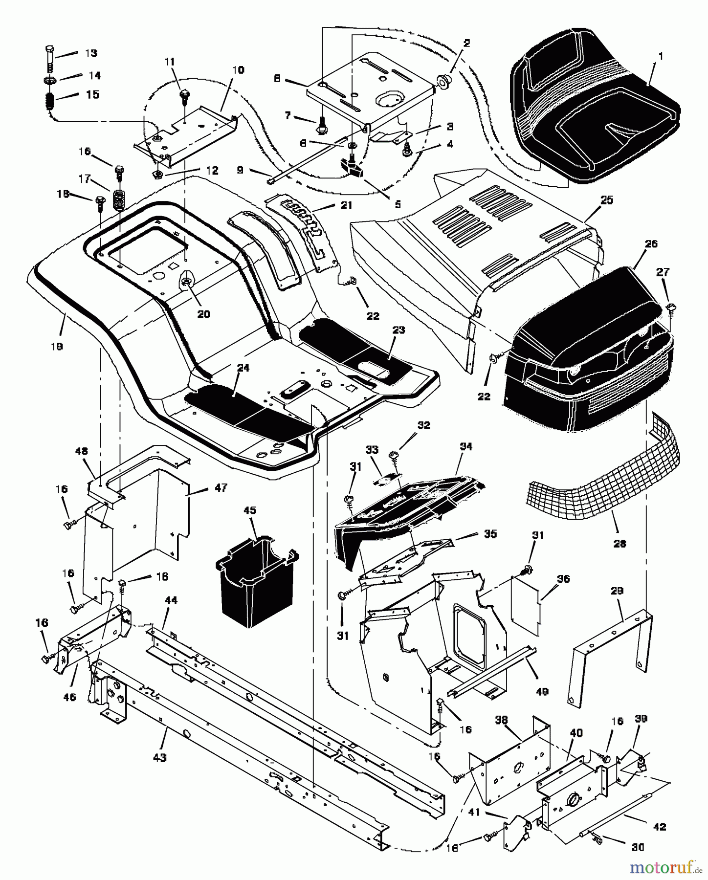  Murray Rasen- und Gartentraktoren 42567x6A - Murray Ultra 42